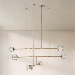 Nora Modern Linear Chandelier 62"