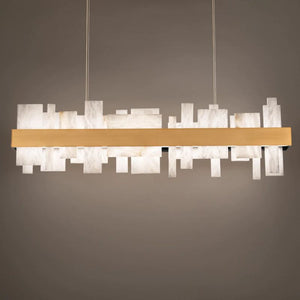 Alabaster LED Linear Chandelier - RHL