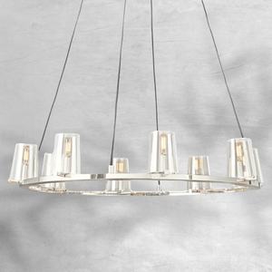 Prism Glass Round Chandelier 36"48"60" - view 6