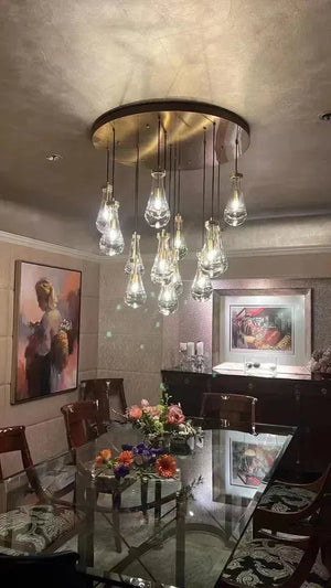 Raindrop Round Chandelier 60" - view 23
