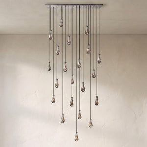 Raindrop Round Chandelier 36" - view 13