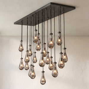Raindrop Round Chandelier 36" - view 4