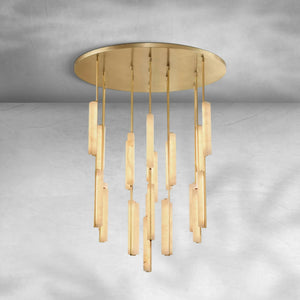 Aureon Alabaster Round Chandelier