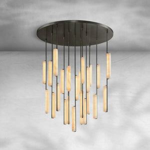 Aureon Alabaster Round Chandelier - view 4