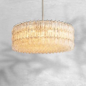 Cyra Clear Glass Round Chandelier 37"47"62" - view 6