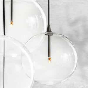 Glass Globe Mobile Cluster Chandelier 44" - view 10