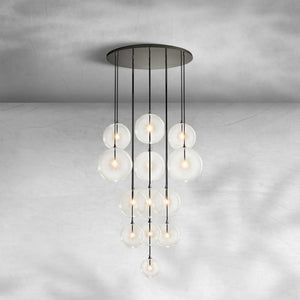 Glass Globe Mobile Cluster Chandelier 44" - view 7