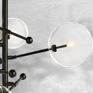Glass Globe Mobile Six-Arm Chandelier 40" - view 5