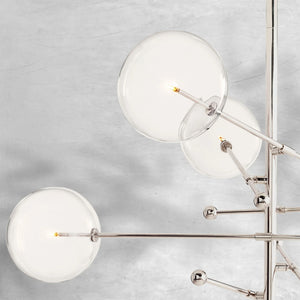 Glass Globe Mobile Six-Arm Chandelier 55" - view 11