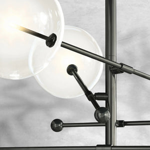 Glass Globe Mobile Six-Arm Chandelier 55" - view 7