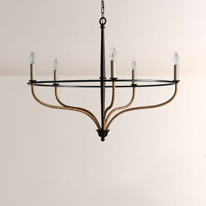 Rosalind Rattan Chandelier - view 6