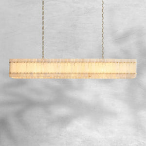 Sienna Marcus Alabaster Linear Chandelier 54''72''