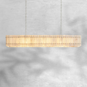 Sienna Marcus Alabaster Linear Chandelier 54''72'' - view 5
