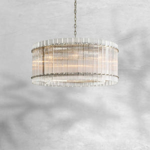 Sienna Marcus Glass Round Chandelier 37", steel - view 4