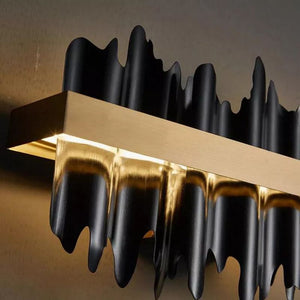 Wave Modern Sculpture Wall Sconce, chandelier - view 7