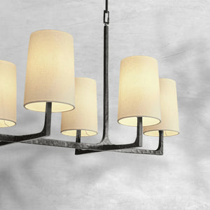 Wryte Linear Chandelier 54"L 72"L - view 10