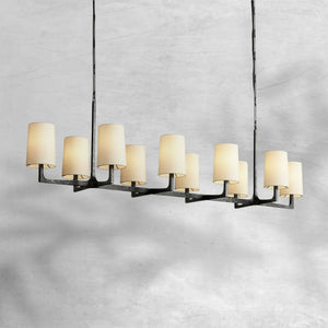 Wryte Linear Chandelier 54"L 72"L - view 11