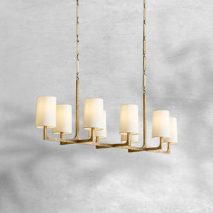 Wryte Linear Chandelier 54"L 72"L - view 2
