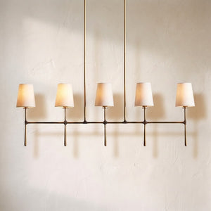 Rhodes Linear Chandelier 5/6 Light