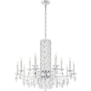 Siena Short Column Crystal Chandelier 41" - view 6