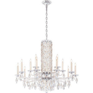 Siena Short Column Crystal Chandelier 41" - view 8