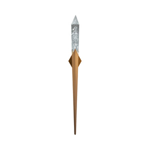 Solitude LED Wall Light in Aged Brass (70-Inch).
