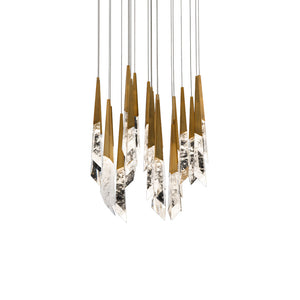 Solitude Round LED Multi Chandelier in Detail.