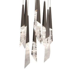 Solitude Round LED Multi Chandelier in Detail.