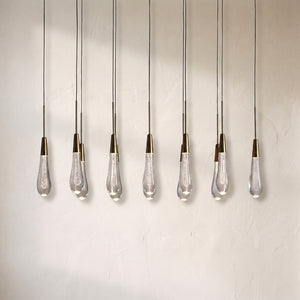 Soltaire Linear Chandelier 37"50"70"