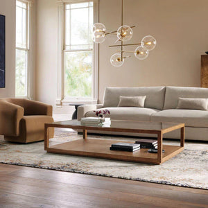 Modern Roscoe Glass Ball Chandelier - view 4