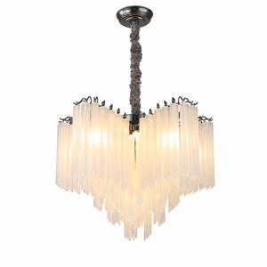 Glass Rod Chandelier