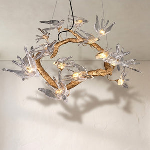 Swallow Branch Chandelier - view 4