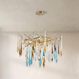 Teardrop Crystal Chandelier