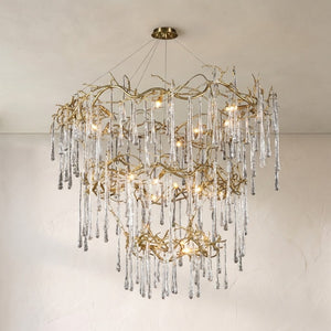 Vinvi Branch Crystal Twenty-Light Chandelier
