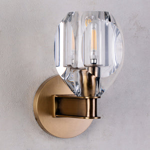 Canson Modern Crystal Bedroom Wall Sconces - view 4