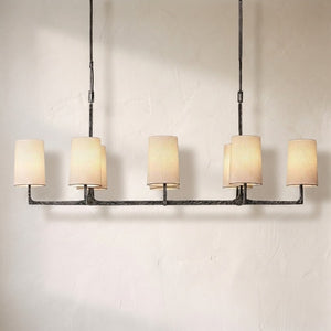 Wright Simplicity Forged Linear Chandelier 54"