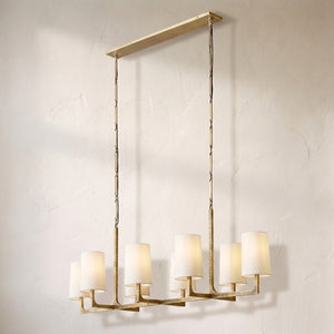 Wright Simplicity Forged Linear Chandelier 54" - view 12