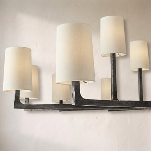 Wright Simplicity Forged Round Chandelier 60" - view 13