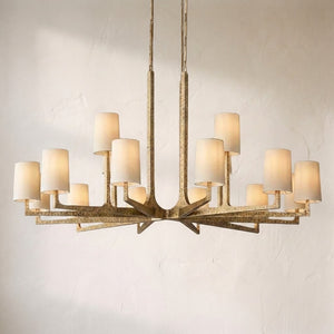 Wright Simplicity Forged Round Chandelier 60" - view 2