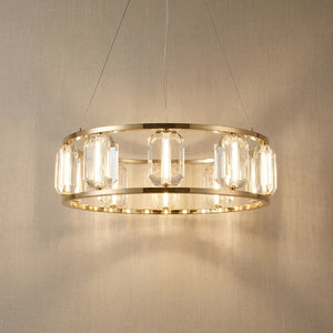 Arcus Contemporary Crystal Chandelier - view 12