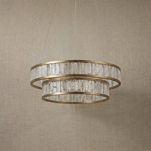 Crystara Modern Moroccan Stone Chandelier 31" - view 2