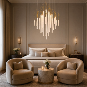 Davina Modern Glass Round Chandelier 47" - view 6