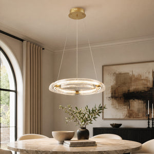 Flora Modern Glass Chandelier - view 7