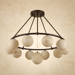 Ring Cluster Pendant Alabaster — D1030 — mra-ring-cluster-pendant-d1030-dark