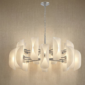 Helena Glamorous Glass Light Pendant 39" - view 6