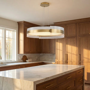 Ribbon Round Modern Chandelier - view 3