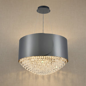 Yiosi Series Crystal Pendant Light 28" - 28" (Dia 700mm)