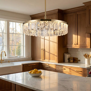 Selene Round Crystal Chandelier - view 3