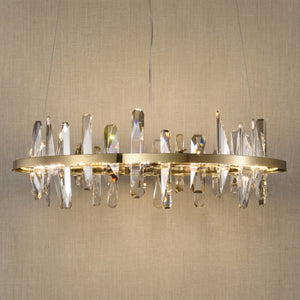 Yiosi Series Crystal Pendant Light Style E - 31" (Dia 800mm)