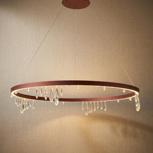 Yiosi Series Crystal Pendant Light Style M - 39" (Dia 1000mm)